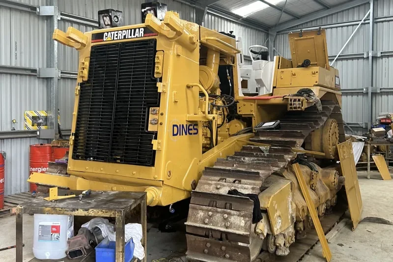 CAT D8N Bulldozer - Electrical and AC system overhaul